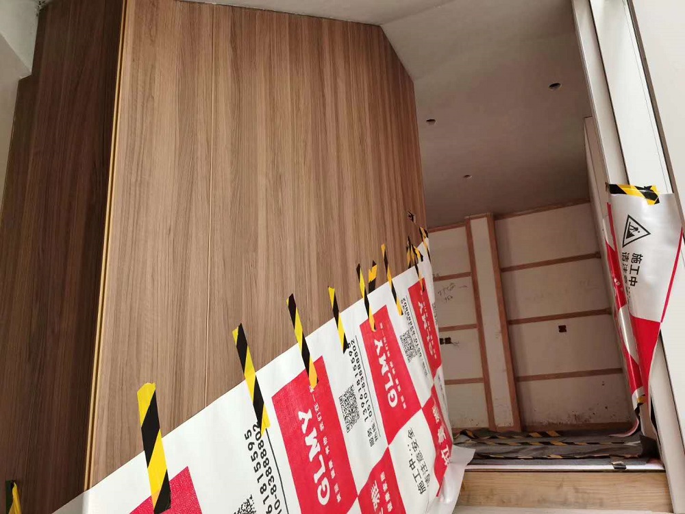日本木紋材質(zhì)板材應用案例